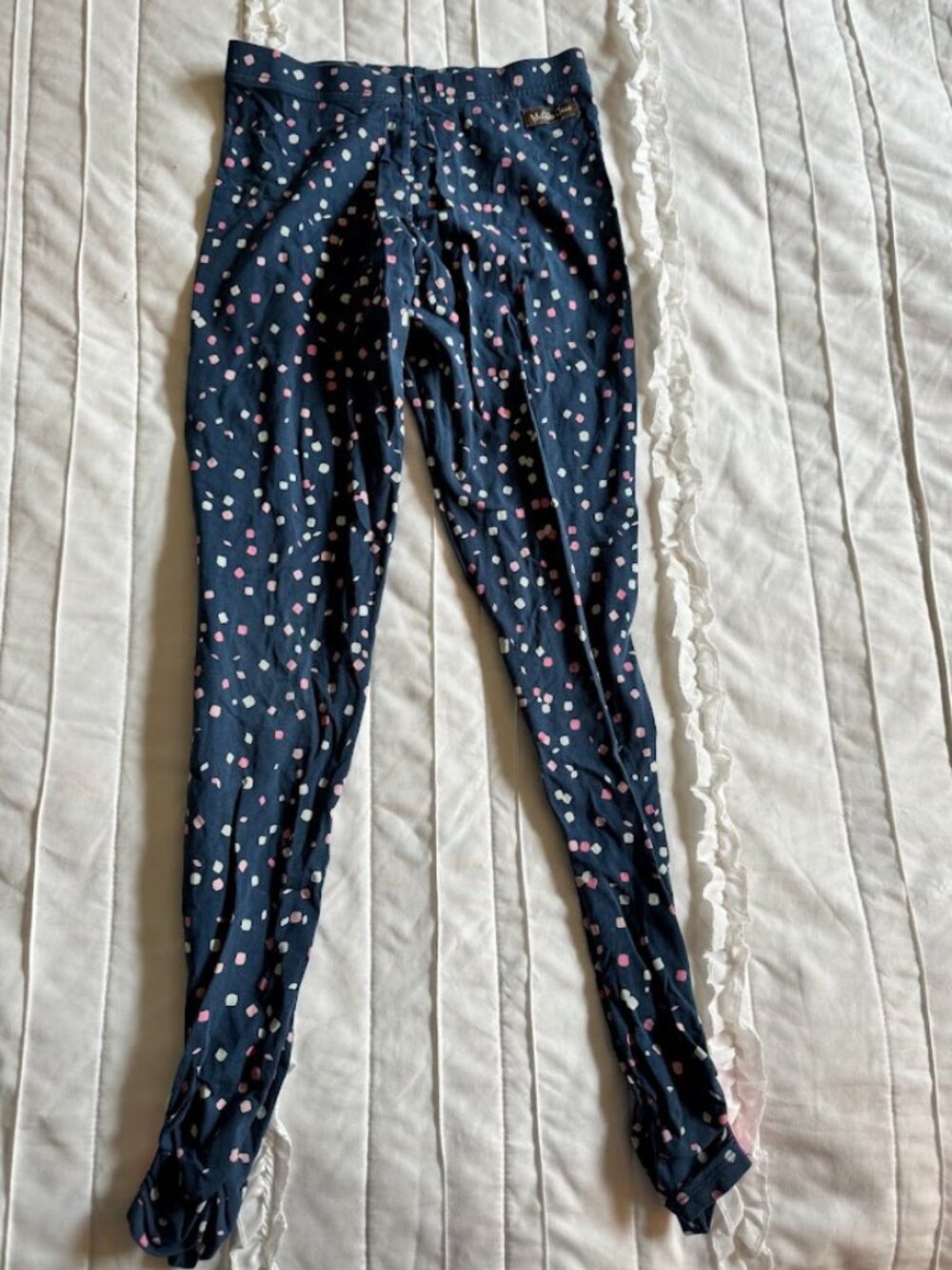 Matilda Jane Clothing Girls Size 10 EUC Rainbow Confetti Leggings